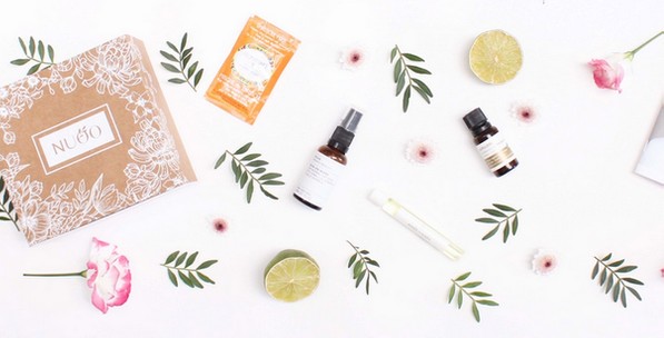 liste de box mensuelles par abonnement : nuo box mensuelle beauté bio
